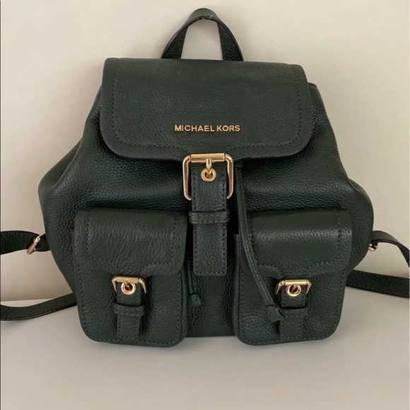 Michael Kors Susie small flap backpack green - Picture 1 of 3